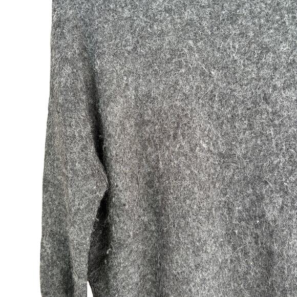 J Crew Alpaca Tunic Sweater S Gray Fuzzy Cozy J.Crew B1785 Capsule Luxe - Picture 4 of 5